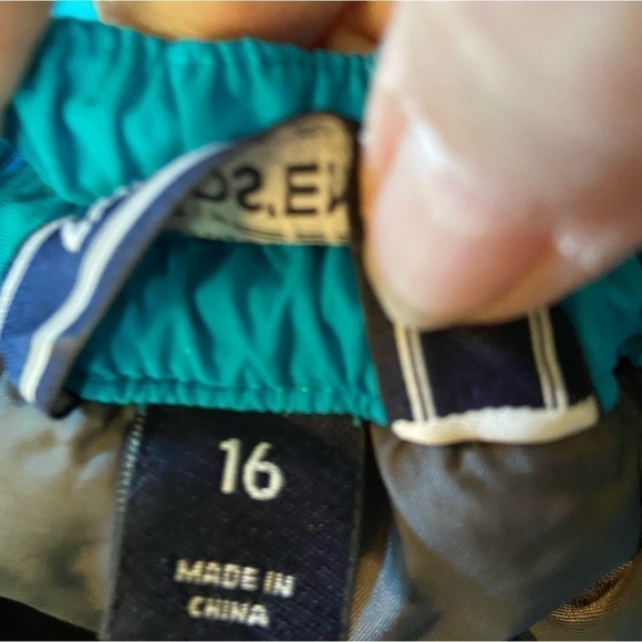 Lands End turquoise ski pants for style and warmth on the slopes. Gorgeous! - Picture 3 of 9
